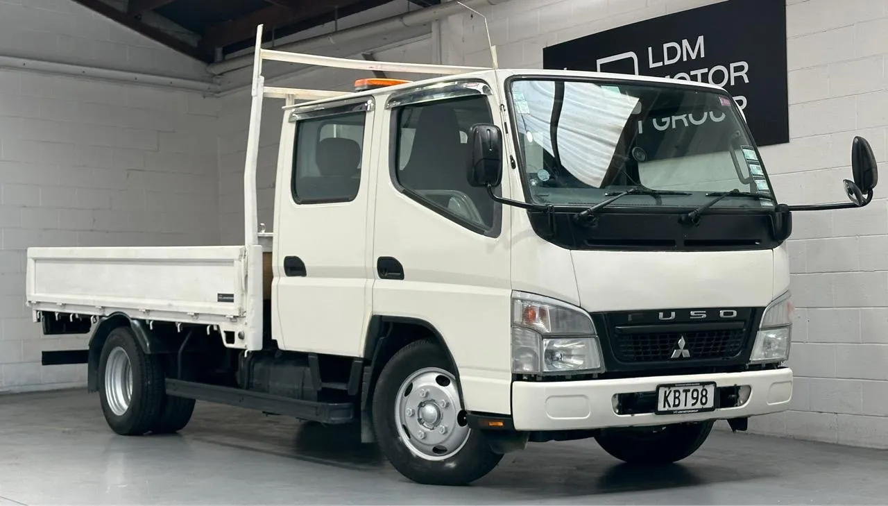 2008 Mitsubishi Canter flat deck for sale and finance at LDM in Christchurch