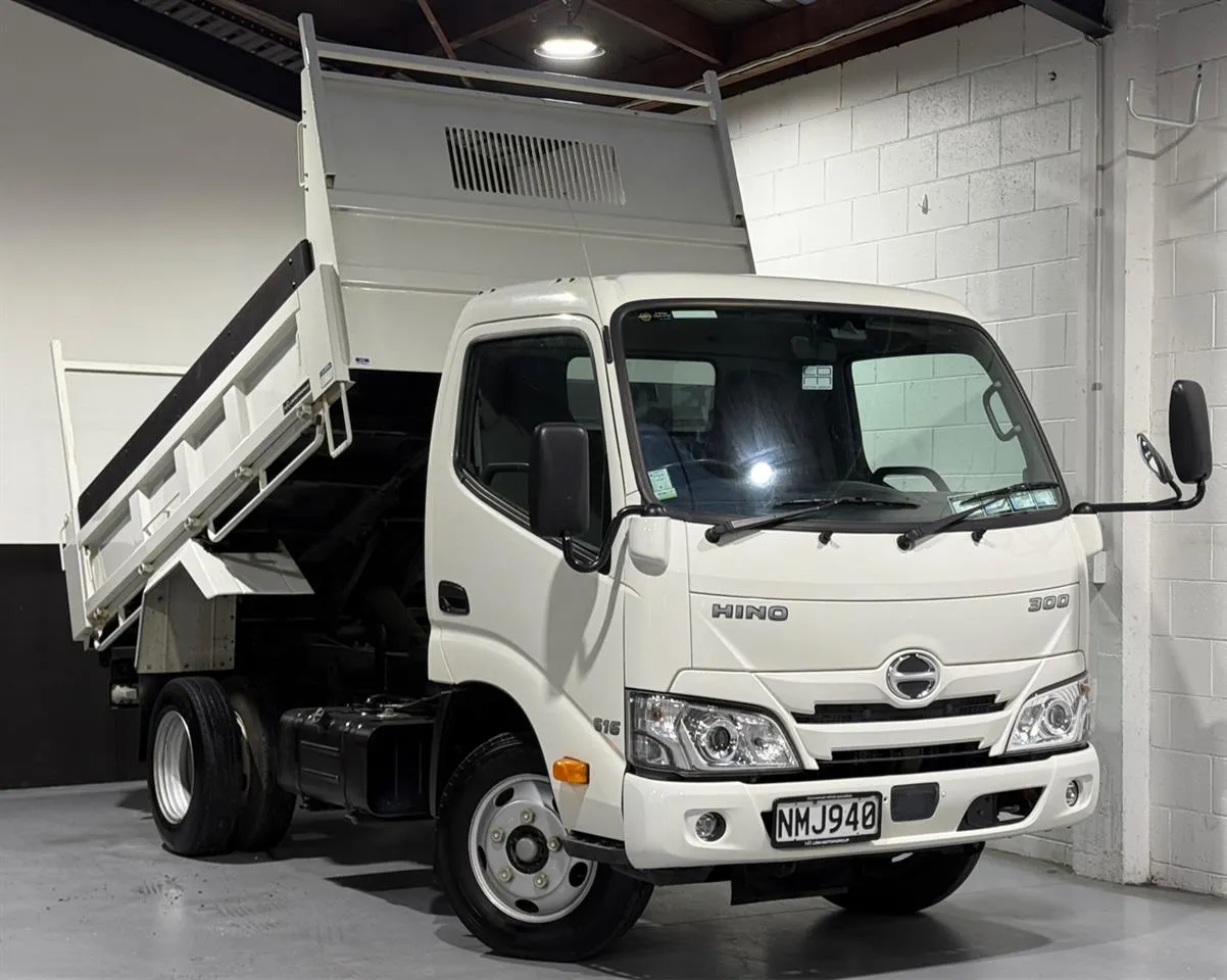 2021 Hino 300 tip truck for sale and finance at LDM in Christchurch