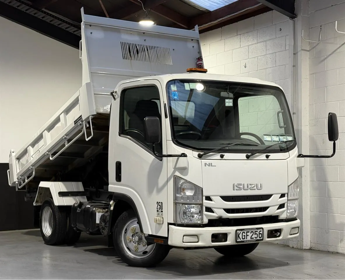 2016 Isuzu N Series tip truck for sale and finance at LDM in Christchurch